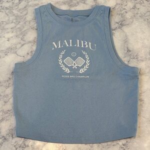 Malibu Sky Baby Blue Pickleball Champion Tank Top Shirt